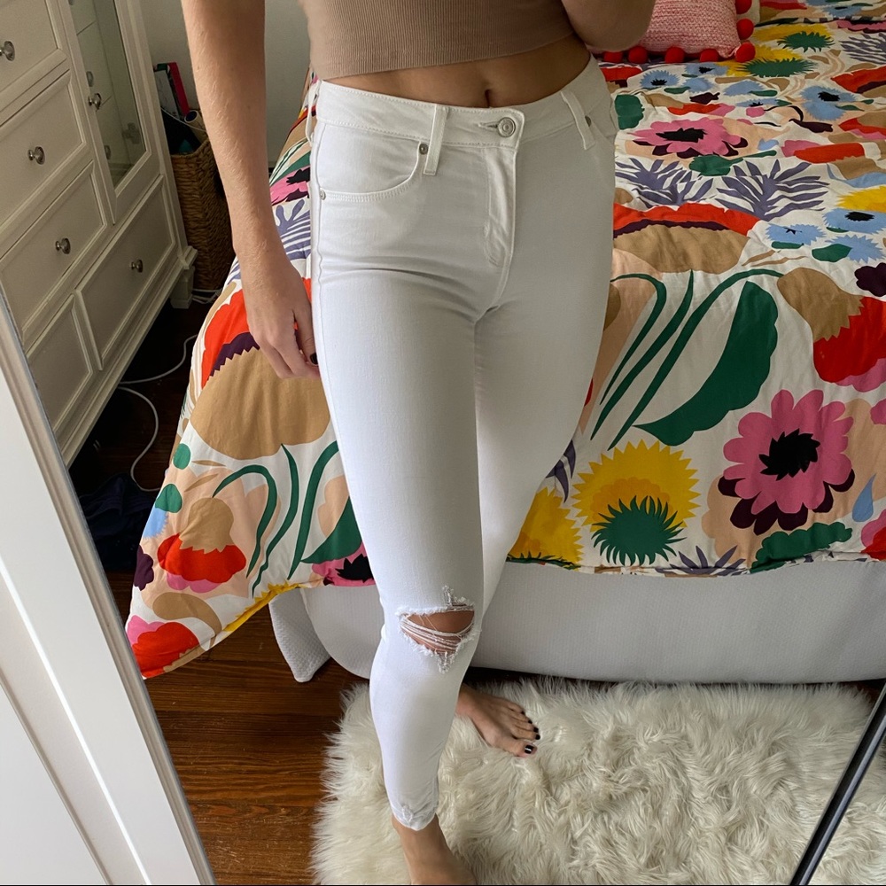 White jeans